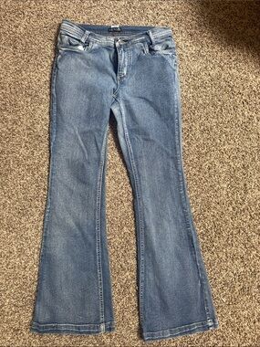 VENUS Light Blue Flared Jeans - Classic Wide Leg